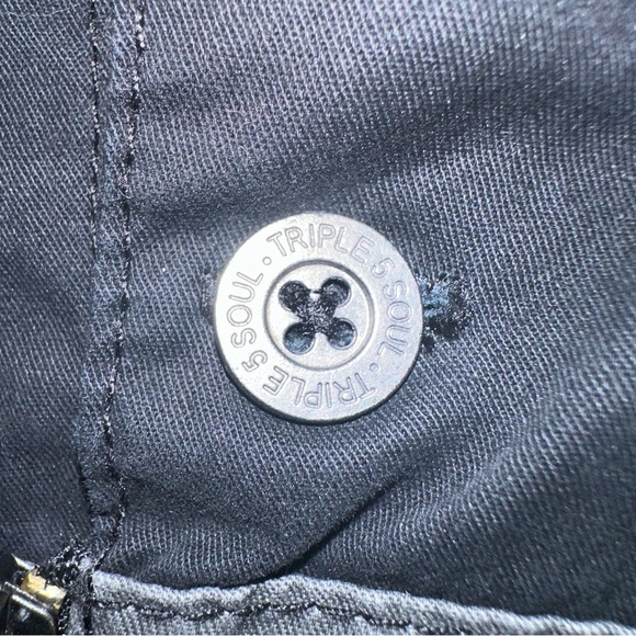 Triple Five Soul | Men's Vintage Camo (black/gray) Light Jacket - Size Medium - Picture 5 of 10